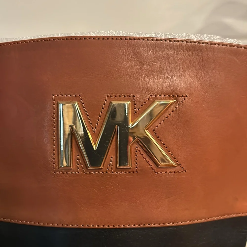 MICHAEL Michael Kors Hayley Boot (Black/Luggage